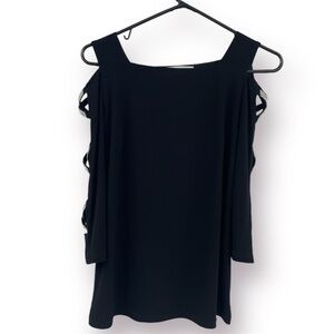 Joseph Ribkoff Blouse | Jeweled Sleeve Detail | Size 10